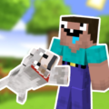 Minicraft: Steve And Wolf Adventure